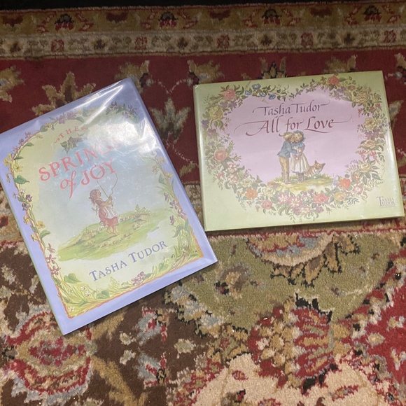Tasha Tudors the springs of joy and all for love books - Picture 2 of 3